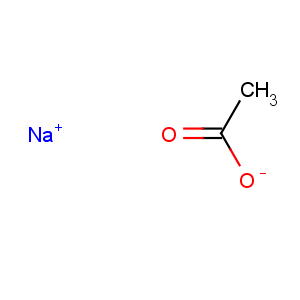CAS No:12-79-3 sodium acetate  anhydrous  meets usp tes