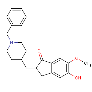 CAS No:120013-57-2 2-[(1-benzylpiperidin-4-yl)methyl]-5-hydroxy-6-methoxy-2,<br />3-dihydroinden-1-one