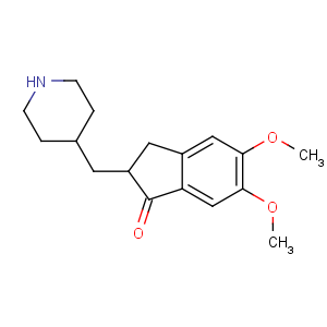 CAS No:120014-30-4 5,6-dimethoxy-2-(piperidin-4-ylmethyl)-2,3-dihydroinden-1-one