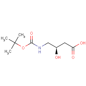 CAS No:120021-39-8 Butanoic acid,4-[[(1,1-dimethylethoxy)carbonyl]amino]-3-hydroxy-, (3R)-