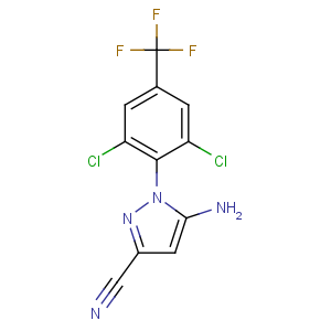 CAS No:120068-79-3 5-amino-1-[2,<br />6-dichloro-4-(trifluoromethyl)phenyl]pyrazole-3-carbonitrile