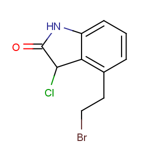 CAS No:120427-95-4 4-(2-bromoethyl)-3-chloro-1,3-dihydroindol-2-one