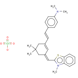 CAS No:120528-73-6 2-((3-(4-(Dimethylamino)styryl)-5,5-dimethylcyclohex-2-enylidene)methyl)-3-methylbenzo[d]thiazol-3-ium perchlorate