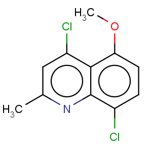 CAS No:1206-61-7 4,8-dichloro-5-methoxy-2-methyl-quinoline