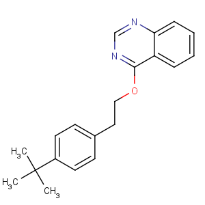 CAS No:120928-09-8 4-[2-(4-tert-butylphenyl)ethoxy]quinazoline