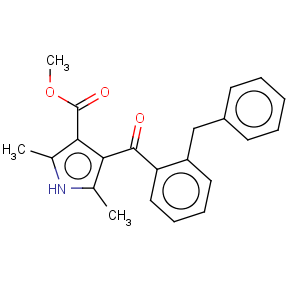 CAS No:120934-96-5 1H-Pyrrole-3-carboxylicacid, 2,5-dimethyl-4-[2-(phenylmethyl)benzoyl]-, methyl ester