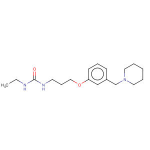 CAS No:120958-90-9 Urea,N-ethyl-N'-[3-[3-(1-piperidinylmethyl)phenoxy]propyl]-