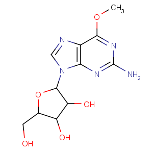 CAS No:121032-29-9 (2R,3S,4S,<br />5R)-2-(2-amino-6-methoxypurin-9-yl)-5-(hydroxymethyl)oxolane-3,4-diol