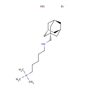 CAS No:121034-89-7 1-Pentanaminium,N,N,N-trimethyl-5-[(tricyclo[3.3.1.13,7]dec-1-ylmethyl)amino]-, bromide,hydrobromide (1:1:1)