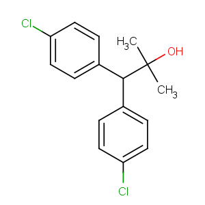 CAS No:121043-46-7 Benzeneethanol, 4-chloro-b-(4-chlorophenyl)-a,a-dimethyl-