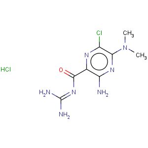 CAS No:1214-79-5 2-Pyrazinecarboxamide,3-amino-N-(aminoiminomethyl)-6-chloro-5-(dimethylamino)-