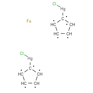 CAS No:12145-90-3 Ferrocene,1,1'-bis(chloromercurio)- (6CI,7CI,9CI)