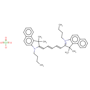 CAS No:121482-73-3 4,5:4',5'-Dibenzo-1,1'-dibutyl-3,3,3',3'-tetramethylindadicarbocyanine perchlorate