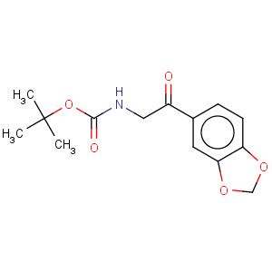 CAS No:121505-99-5 Carbamic acid,[2-(1,3-benzodioxol-5-yl)-2-oxoethyl]-, 1,1-dimethylethyl ester (9CI)