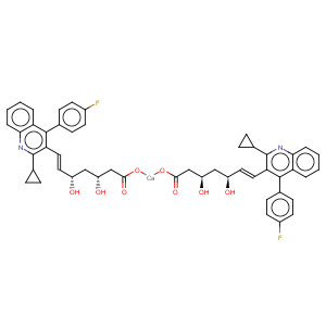 CAS No:121659-03-8 6-Heptenoic acid,7-[2-cyclopropyl-4-(4-fluorophenyl)-3-quinolinyl]-3,5-dihydroxy-