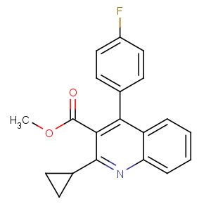 CAS No:121659-86-7 methyl 2-cyclopropyl-4-(4-fluorophenyl)quinoline-3-carboxylate