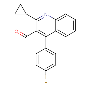 CAS No:121660-37-5 2-cyclopropyl-4-(4-fluorophenyl)quinoline-3-carbaldehyde