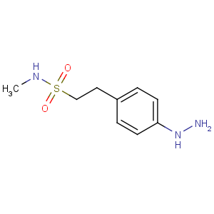 CAS No:121679-30-9 2-(4-hydrazinylphenyl)-N-methylethanesulfonamide