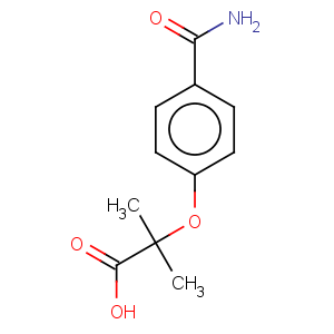 CAS No:121809-54-9 Propanoic acid,2-[4-(aminocarbonyl)phenoxy]-2-methyl-