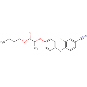 CAS No:122008-85-9 butyl (2R)-2-[4-(4-cyano-2-fluorophenoxy)phenoxy]propanoate