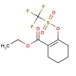 CAS No:122135-83-5 1-Cyclohexene-1-carboxylicacid, 2-[[(trifluoromethyl)sulfonyl]oxy]-, ethyl ester