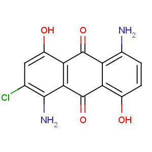CAS No:12217-79-7 1,5-diamino-2-chloro-4,8-dihydroxyanthracene-9,10-dione