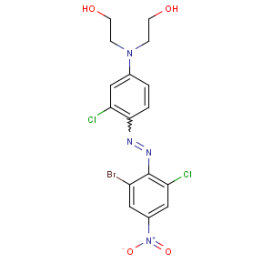 CAS No:12223-16-4 2-[4-[(2-bromo-6-chloro-4-nitrophenyl)diazenyl]-3-chloro-N-(2-<br />hydroxyethyl)anilino]ethanol