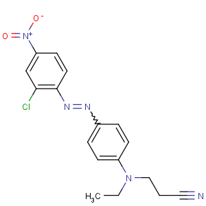 CAS No:12223-35-7 3-[4-[(2-chloro-4-nitrophenyl)diazenyl]-N-ethylanilino]propanenitrile