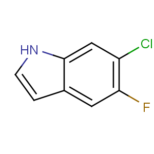 CAS No:122509-72-2 6-chloro-5-fluoro-1H-indole