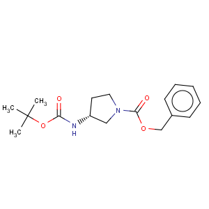 CAS No:122536-75-8 (R)-1-Cbz-3-Boc-Aminopyrrolidine