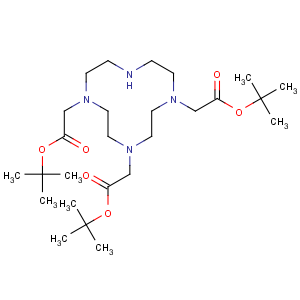 CAS No:122555-91-3 tert-butyl<br />2-[4,7-bis[2-[(2-methylpropan-2-yl)oxy]-2-oxoethyl]-1,4,7,<br />10-tetrazacyclododec-1-yl]acetate