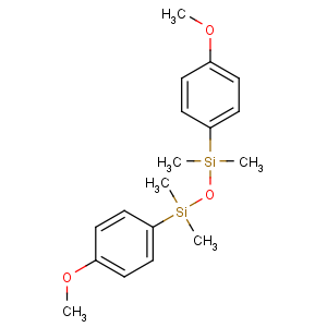 CAS No:122571-17-9 (4-methoxyphenyl)-[(4-methoxyphenyl)-dimethylsilyl]oxy-dimethylsilane