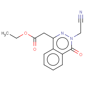 CAS No:122665-86-5 Ethyl 2-[3-(cyanomethyl)-4-oxo-3,4-dihydrophthalazin-1-yl]acetate