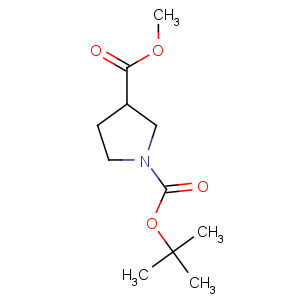 CAS No:122684-33-7 1-O-tert-butyl 3-O-methyl pyrrolidine-1,3-dicarboxylate