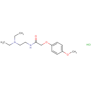 CAS No:1227-61-8 N-[2-(diethylamino)ethyl]-2-(4-methoxyphenoxy)acetamide