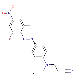 CAS No:12270-45-0 3-[4-[(2,6-dibromo-4-nitrophenyl)diazenyl]-N-ethylanilino]propanenitrile