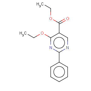 CAS No:122773-99-3 5-Pyrimidinecarboxylicacid, 4-ethoxy-2-phenyl-, ethyl ester