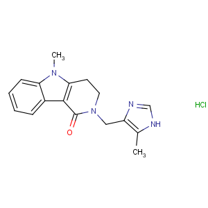 CAS No:122852-69-1 5-methyl-2-[(5-methyl-1H-imidazol-4-yl)methyl]-3,4-dihydropyrido[4,<br />3-b]indol-1-one