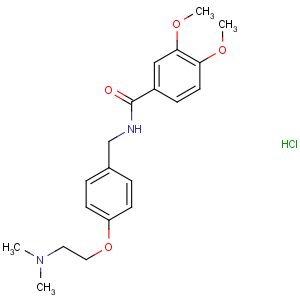CAS No:122892-31-3 N-[[4-[2-(dimethylamino)ethoxy]phenyl]methyl]-3,<br />4-dimethoxybenzamide