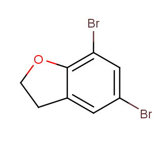 CAS No:123266-59-1 5,7-dibromo-2,3-dihydro-1-benzofuran