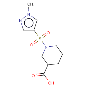 CAS No:123274-72-6 1-(1-Methyl-1H-pyrazole-4-sulfonyl)-piperidine-3-carboxylic acid