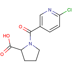 CAS No:123412-46-4 (2S)-1-(6-chloropyridine-3-carbonyl)pyrrolidine-2-carboxylic acid