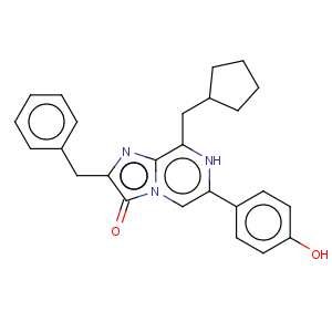 CAS No:123437-32-1 Imidazo[1,2-a]pyrazin-3(7H)-one,8-(cyclopentylmethyl)-6-(4-hydroxyphenyl)-2-(phenylmethyl)-