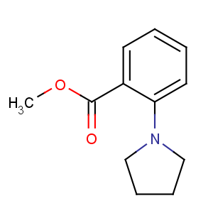 CAS No:124005-05-6 methyl 2-pyrrolidin-1-ylbenzoate