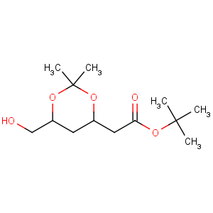 CAS No:124655-09-0 tert-butyl<br />2-[(4R,6S)-6-(hydroxymethyl)-2,2-dimethyl-1,3-dioxan-4-yl]acetate