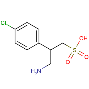 CAS No:125464-42-8 3-amino-2-(4-chlorophenyl)propane-1-sulfonic acid