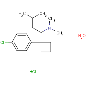 CAS No:125494-59-9 1-[1-(4-chlorophenyl)cyclobutyl]-N,N,<br />3-trimethylbutan-1-amine