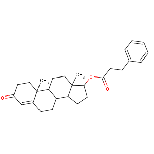 CAS No:1255-49-8 [(8R,9S,10R,13S,14S,17S)-10,13-dimethyl-3-oxo-1,2,6,7,8,9,11,12,14,15,<br />16,17-dodecahydrocyclopenta[a]phenanthren-17-yl] 3-phenylpropanoate