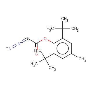 CAS No:125640-92-8 Acetic acid, 2-diazo-,2,6-bis(1,1-dimethylethyl)-4-methylphenyl ester