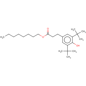 CAS No:125643-61-0 Octyl-3,5-di-tert-butyl-4-hydroxy-hydrocinnamate